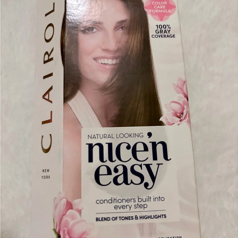 2 Clairol Nice'n‎ Easy Permanent Hair Color, Light Ash Brown 6A